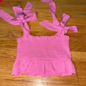 Tie Pink Top